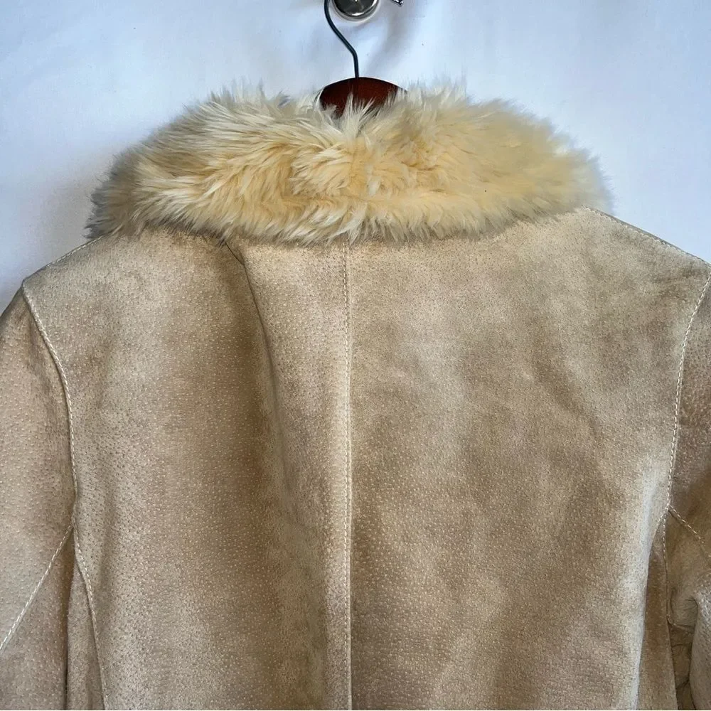 Wilsons Leather Vintage Suede Penny Lane Jacket